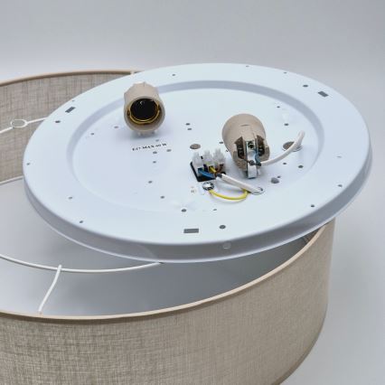 Stropné svietidlo SIRJA 2xE27/15W/230V priemer 45 cm béžové