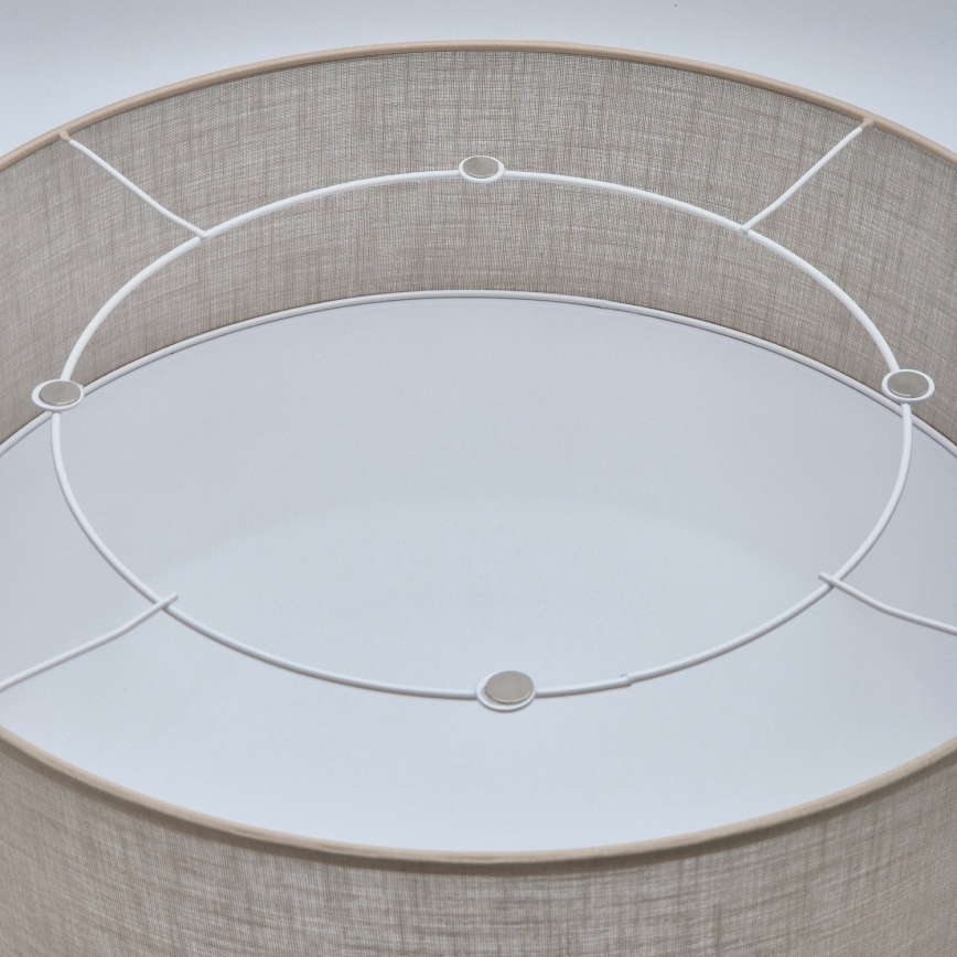 Stropné svietidlo SIRJA 2xE27/15W/230V priemer 45 cm béžové