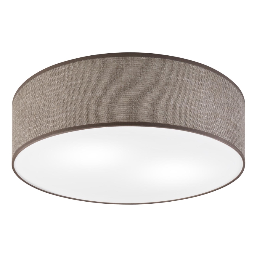 Stropné svietidlo SIRJA 2xE27/15W/230V priemer 45 cm hnedé