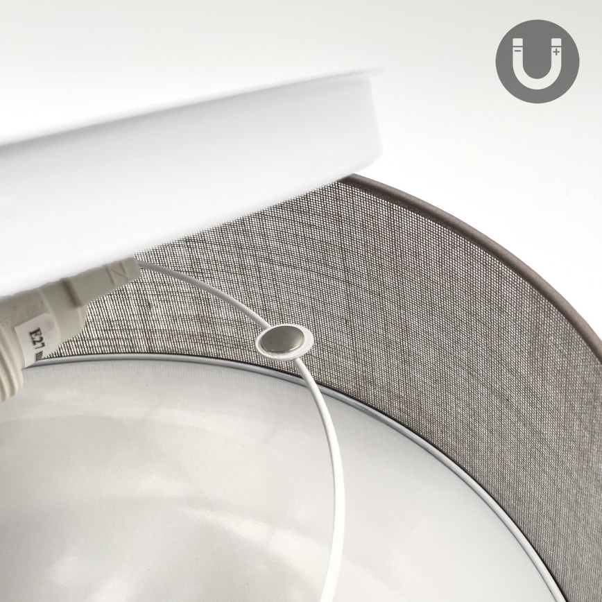 Stropné svietidlo SIRJA 2xE27/15W/230V priemer 45 cm hnedé