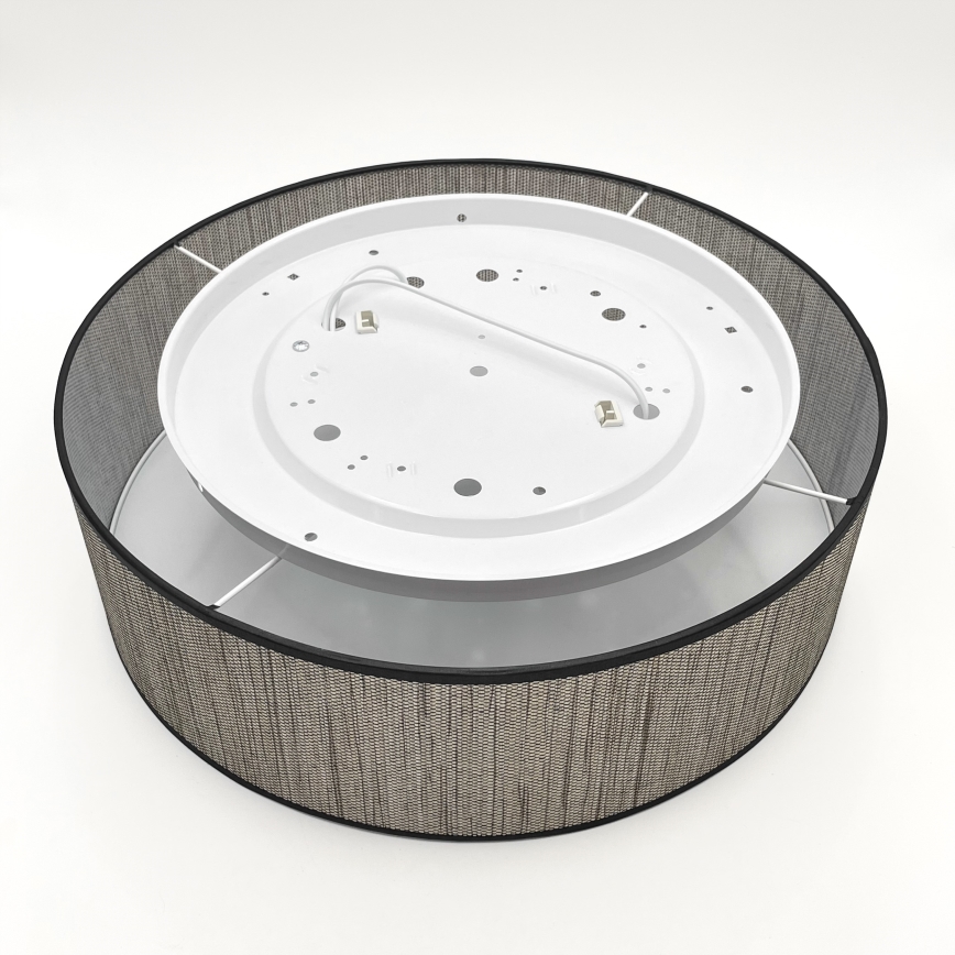 Stropné svietidlo SIRJA 2xE27/15W/230V, priemer 45 cm, hnedé