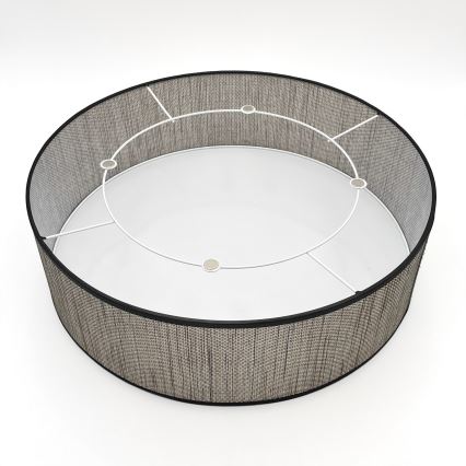 Stropné svietidlo SIRJA 2xE27/15W/230V, priemer 45 cm, hnedé