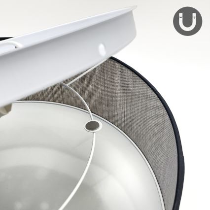 Stropné svietidlo SIRJA 2xE27/15W/230V, priemer 45 cm, hnedé