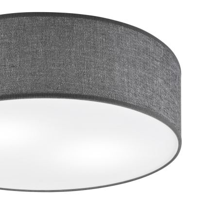 Stropné svietidlo SIRJA 2xE27/15W/230V priemer 45 cm sivé