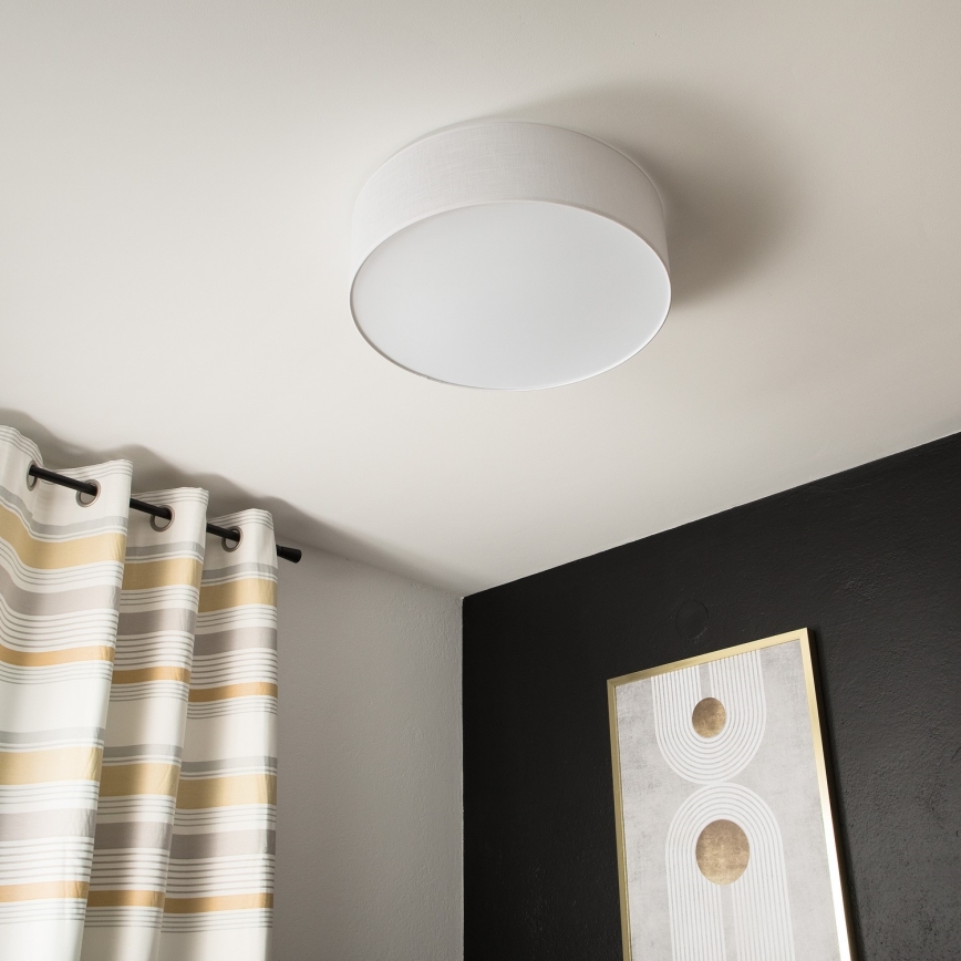 Stropné svietidlo SIRJA 2xE27/60W/230V pr. 45 cm biela