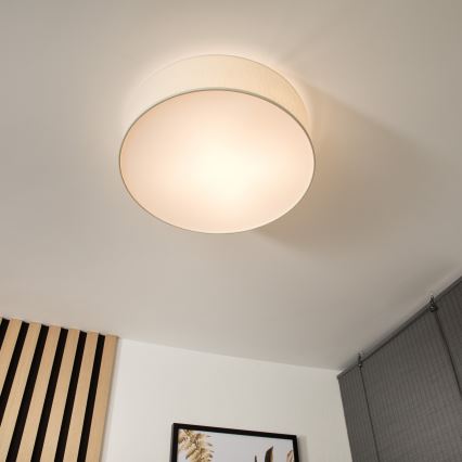 Stropné svietidlo SIRJA 2xE27/60W/230V pr. 45 cm krémová