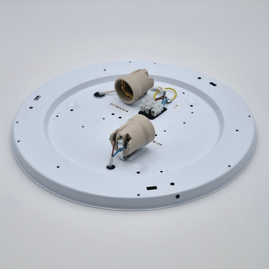 Stropné svietidlo SIRJA 2×E27/15W/230V Ø 45 cm krémové