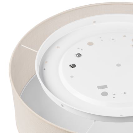 Stropné svietidlo SIRJA 2×E27/15W/230V Ø 45 cm krémové