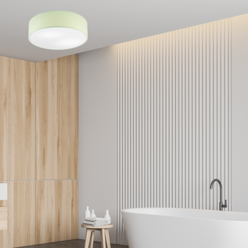 Stropné svietidlo SIRJA PASTEL 2xE27/15W/230V pr. 45 cm zelená