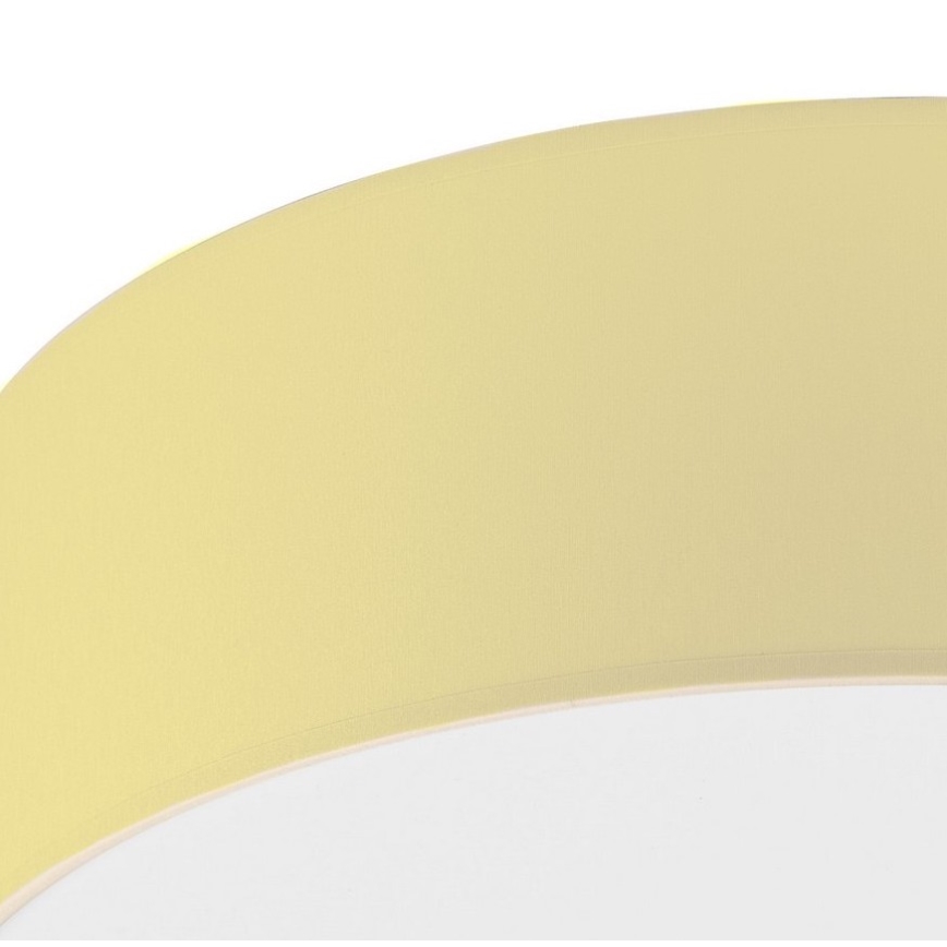 Stropné svietidlo SIRJA PASTEL 2xE27/15W/230V pr. 45 cm žltá