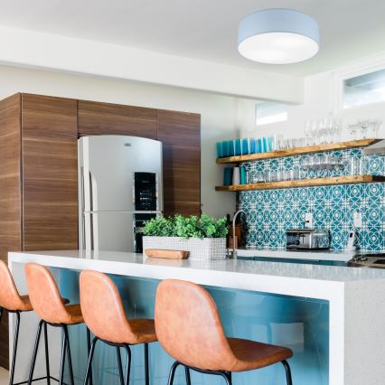 Stropné svietidlo SIRJA PASTEL 2xE27/15W/230V priemer 45 cm modré