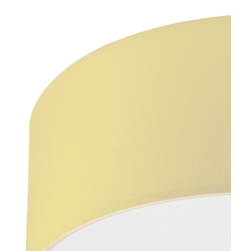 Stropné svietidlo SIRJA PASTEL DOUBLE 2xE27/15W/230V pr. 35 cm žltá
