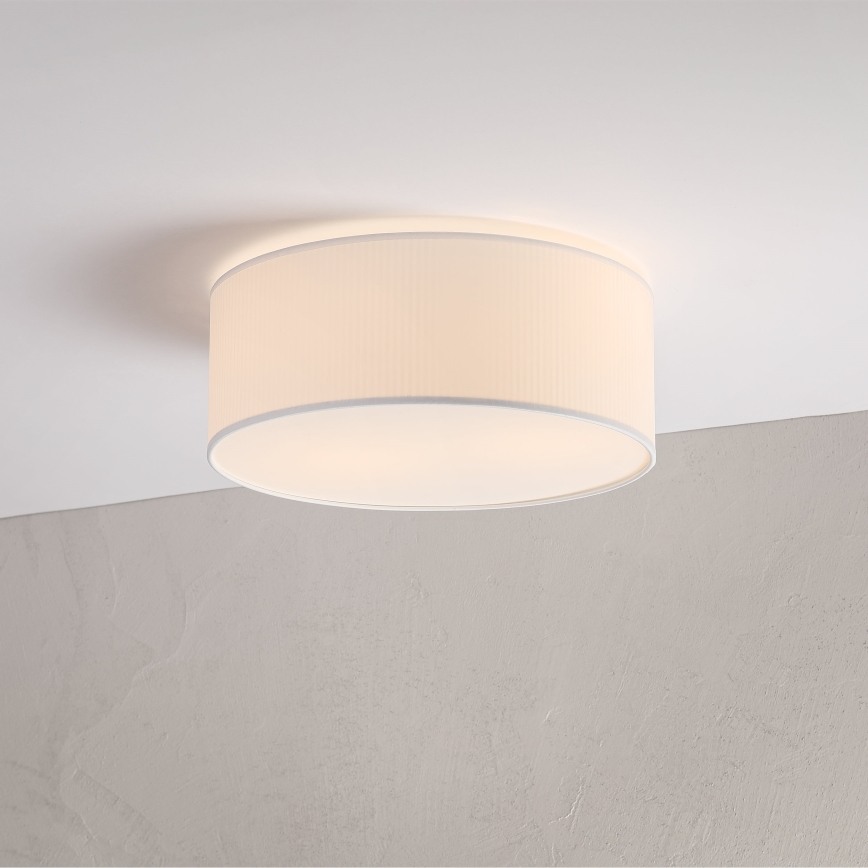 Stropné svietidlo SIRJA PLISADO 2xE27/15W/230V priemer 35 cm biela