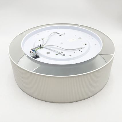Stropné svietidlo SIRJA PLISADO 4xE27/15W/230V pr. 45 cm biele