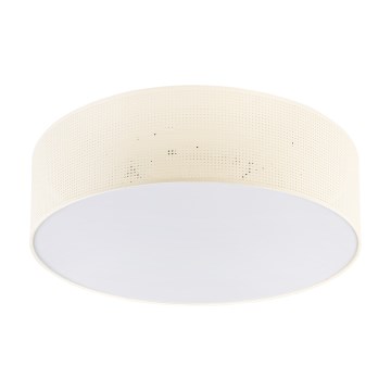 Stropné svietidlo SIRJA PLISADO 4xE27/15W/230V pr. 45 cm krémová