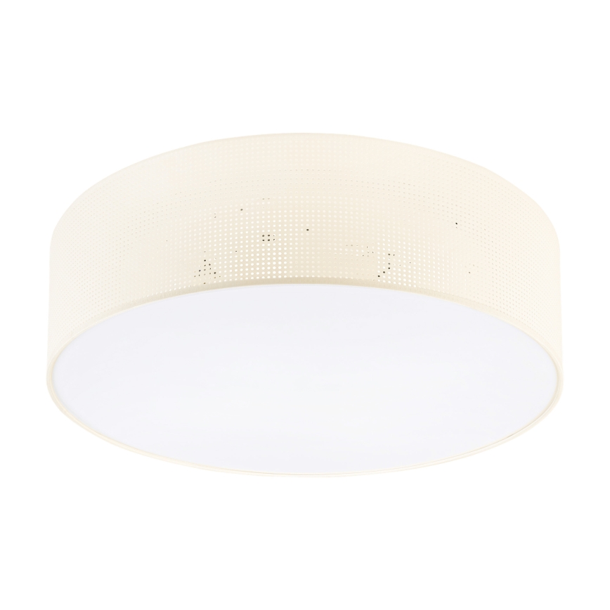 Stropné svietidlo SIRJA PLISADO 4xE27/15W/230V pr. 45 cm krémová