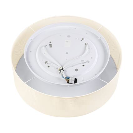 Stropné svietidlo SIRJA PLISADO 4xE27/15W/230V pr. 45 cm krémová