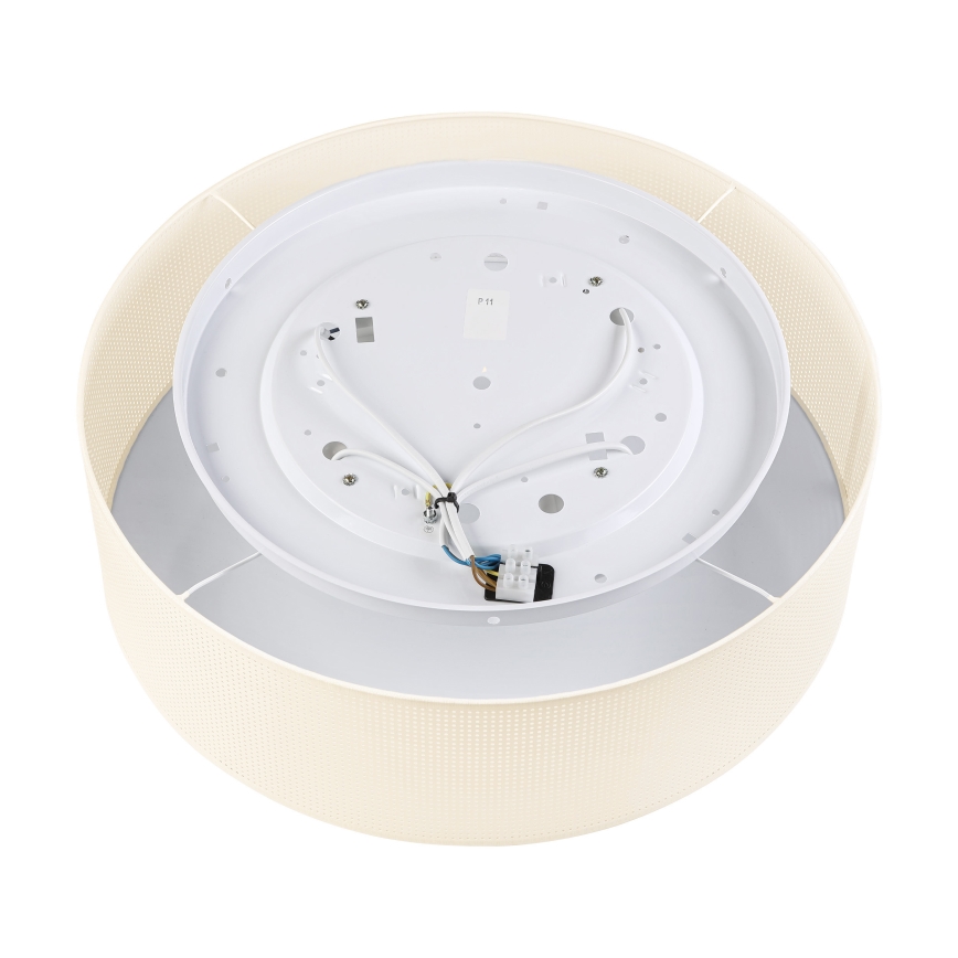 Stropné svietidlo SIRJA PLISADO 4xE27/15W/230V pr. 45 cm krémová
