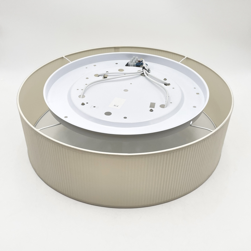 Stropné svietidlo SIRJA PLISADO 4xE27/15W/230V pr. 45 cm krémové