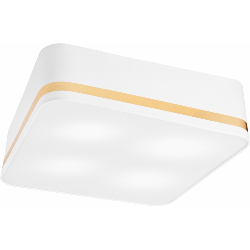 Stropné svietidlo SIRJA SQUARE 4xE27/60W/230V 45x45 cm biela