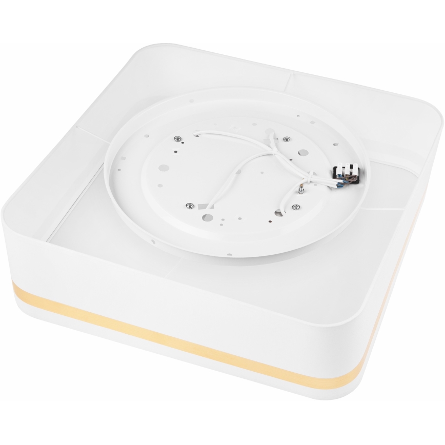 Stropné svietidlo SIRJA SQUARE 4xE27/60W/230V 45x45 cm biela