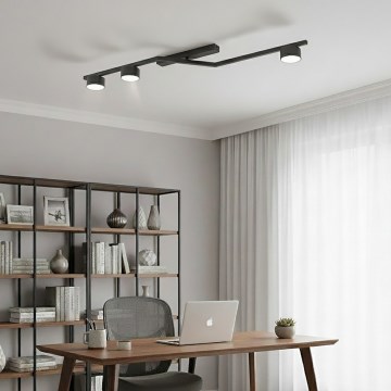 Stropné svietidlo SKAN 3xGX53/12W/230V čierne