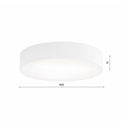 Stropné svietidlo so senzorom CLEO 3xE27/24W/230V pr. 40 cm biela