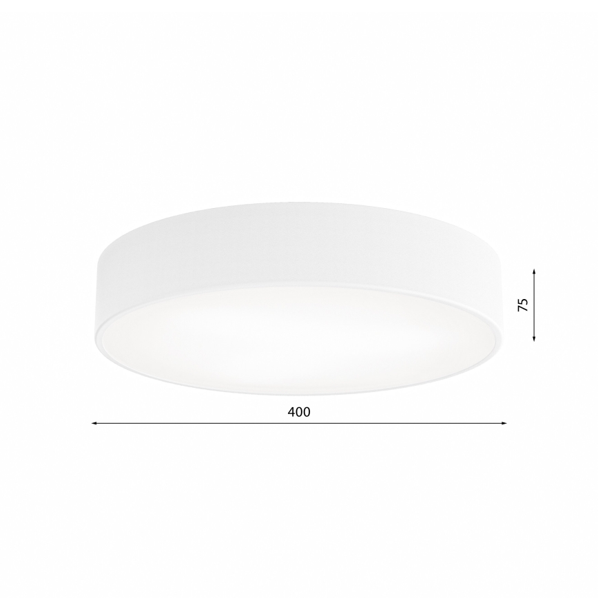 Stropné svietidlo so senzorom CLEO 3xE27/24W/230V pr. 40 cm biela