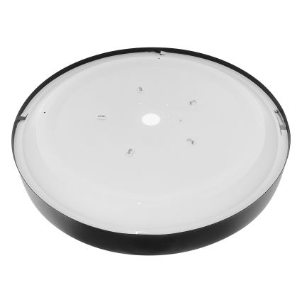 Stropné svietidlo CLEO so senzorom pohybu a súmraku, 5xE27/24W/230V, pr. 60 cm, čierne