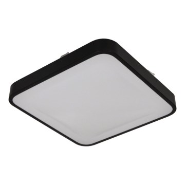 Stropné svietidlo so senzorom WILTON 2xE27/60W/230V 33x33 cm čierne