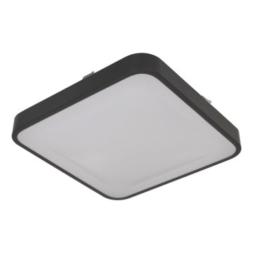 Stropné svietidlo so snímačom WILTON 2xE27/60W/230V 33x33 cm antracit