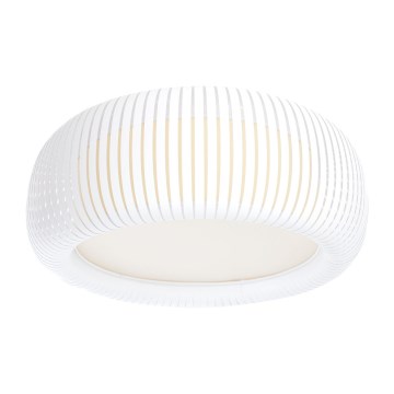 Stropné svietidlo STRIPES 2xE27/40W/230V pr. 55 cm biela/krémová