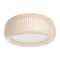 Stropné svietidlo STRIPES 2xE27/40W/230V priemer 55 cm krémová/biela