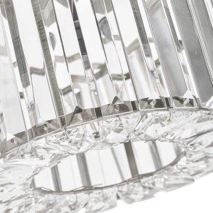 Stropné svietidlo VETRO 1xE27/15W/230V pr. 24,5 cm matný chróm