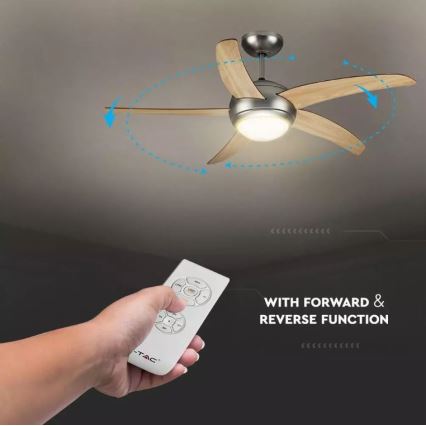 Stropný ventilátor 2xE27/20W/230V pr. 132 cm + diaľkové ovládanie
