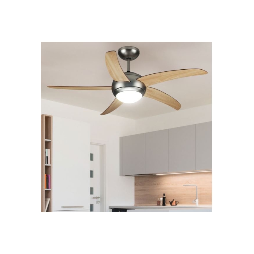 Stropný ventilátor 2xE27/20W/230V pr. 132 cm + diaľkové ovládanie