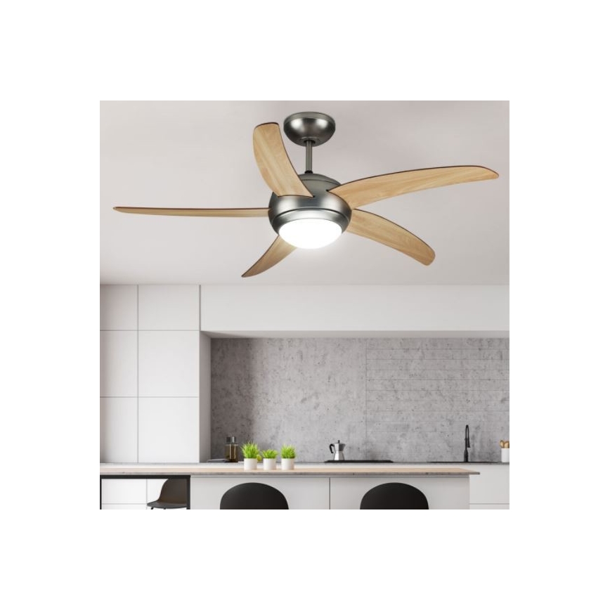 Stropný ventilátor 2xE27/20W/230V pr. 132 cm + diaľkové ovládanie