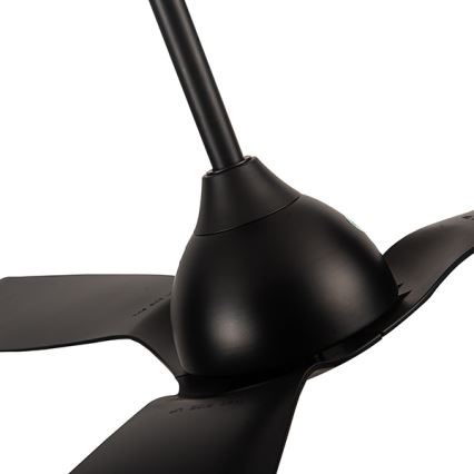 Stropný ventilátor pr. 132 cm IP44 čierna + diaľkové ovládanie