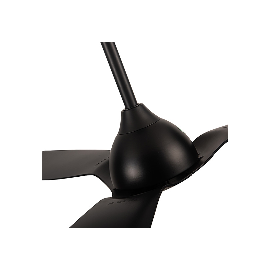 Stropný ventilátor pr. 132 cm IP44 čierna + diaľkové ovládanie