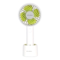 Stylies - Nabíjací ručný ventilátor LACERTA 4W/5V 2500 mAh biela