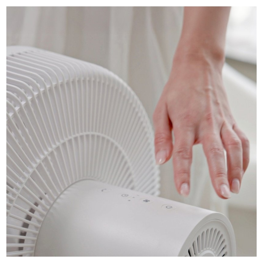 Stylies - Stojanový ventilátor 2v1 ANTILA 25W/230V 88 cm biela + diaľkové ovládanie