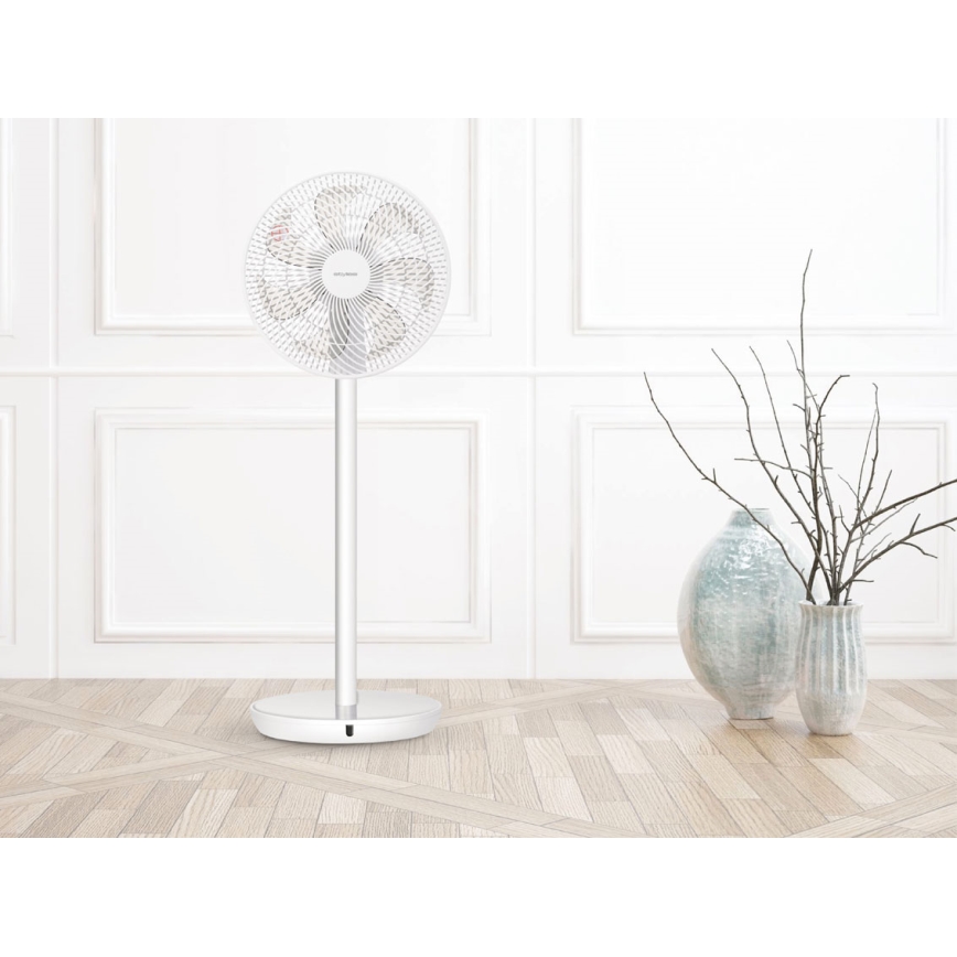 Stylies - Stojanový ventilátor TUKAN 25W/230V 60 cm biely