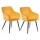 SÚPRAVA 2x Jedálenská stolička LENTI oranžová