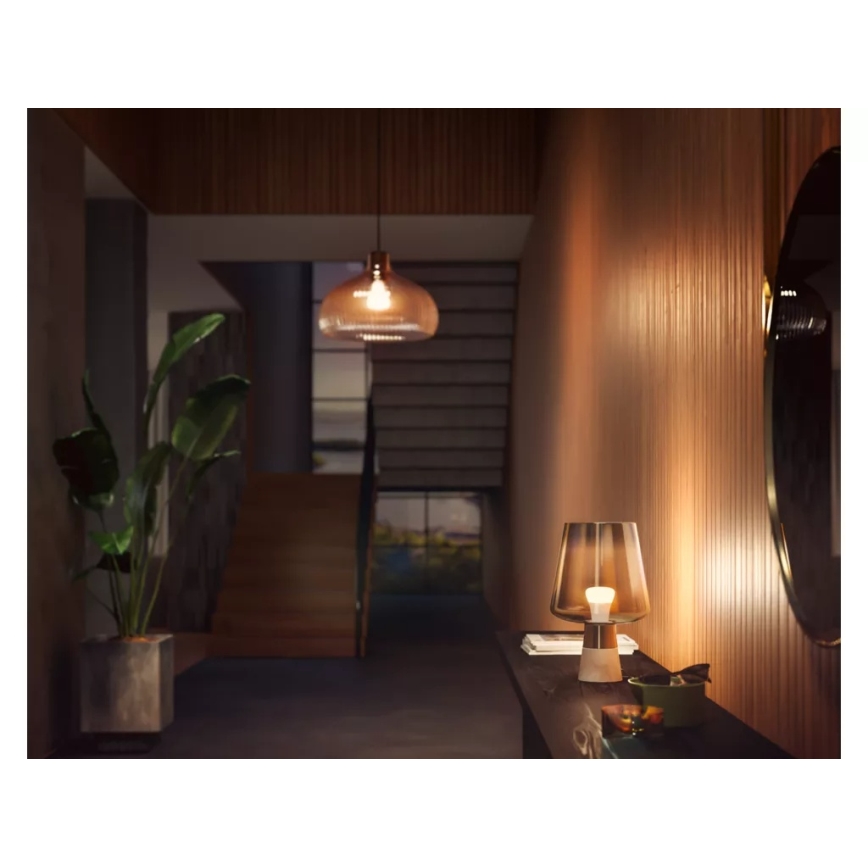 Súprava 4x stmievateľných LED žiaroviek Philips Hue WHITE E27/7W/230V 2700K