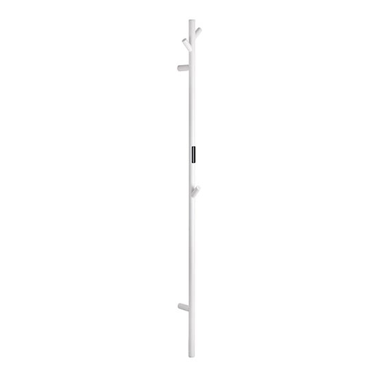 Sušiak na uteráky 12,4x172 cm nerez/biely
