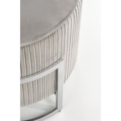 Taburet CRICKET pr. 40 cm šedá