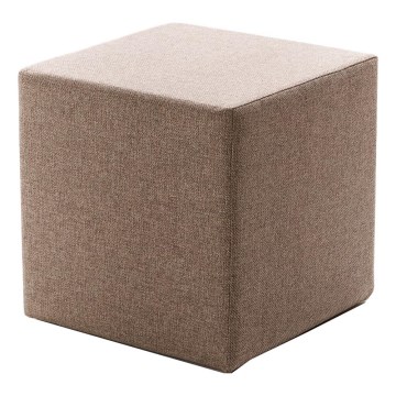 Taburet CUBI 40x40 cm hnedý
