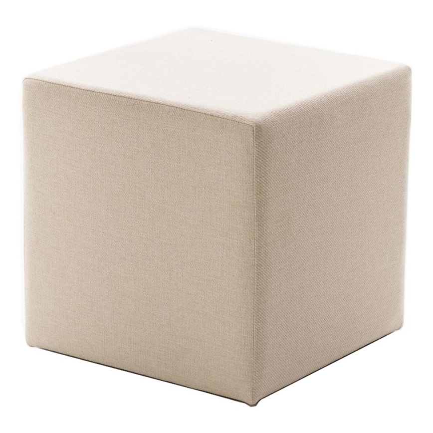 Taburet CUBI 40x40 cm krémový