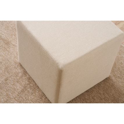Taburet CUBI 40x40 cm krémový