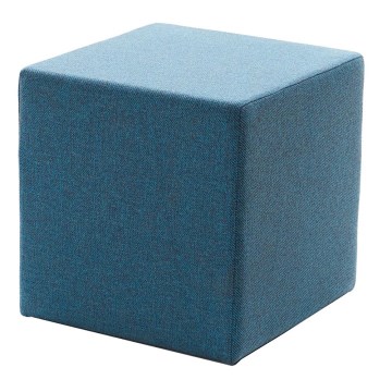 Taburet CUBI 40x40 cm modrý